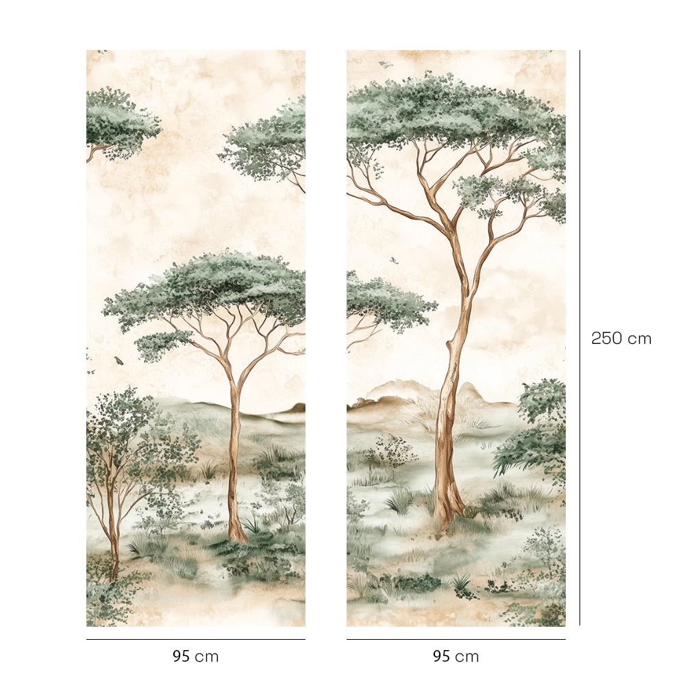 Papier peint "Paysage serein naturel"