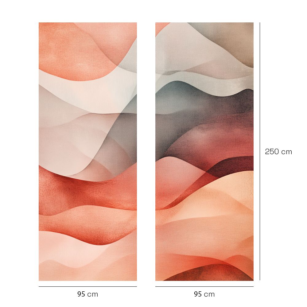 Papier peint "Vagues douces"