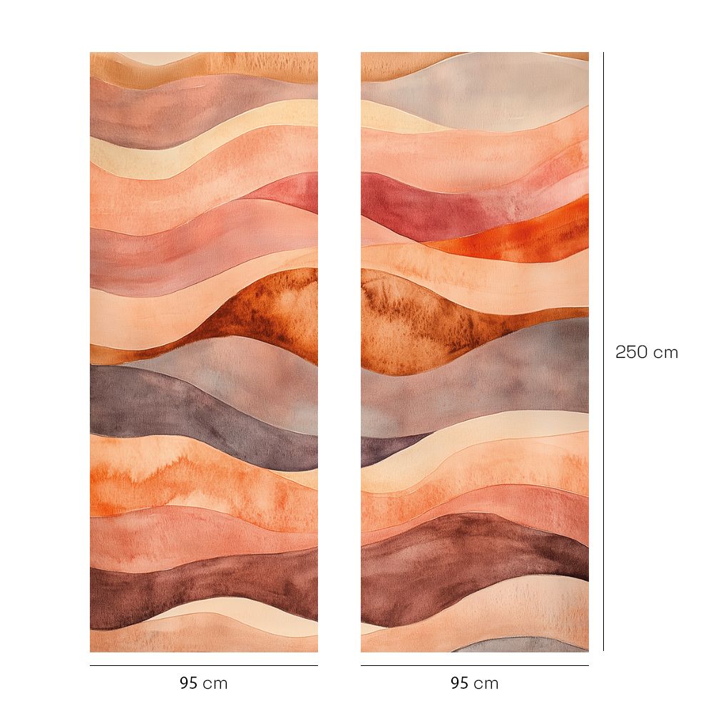 Papier peint "Ondulations apaisantes"