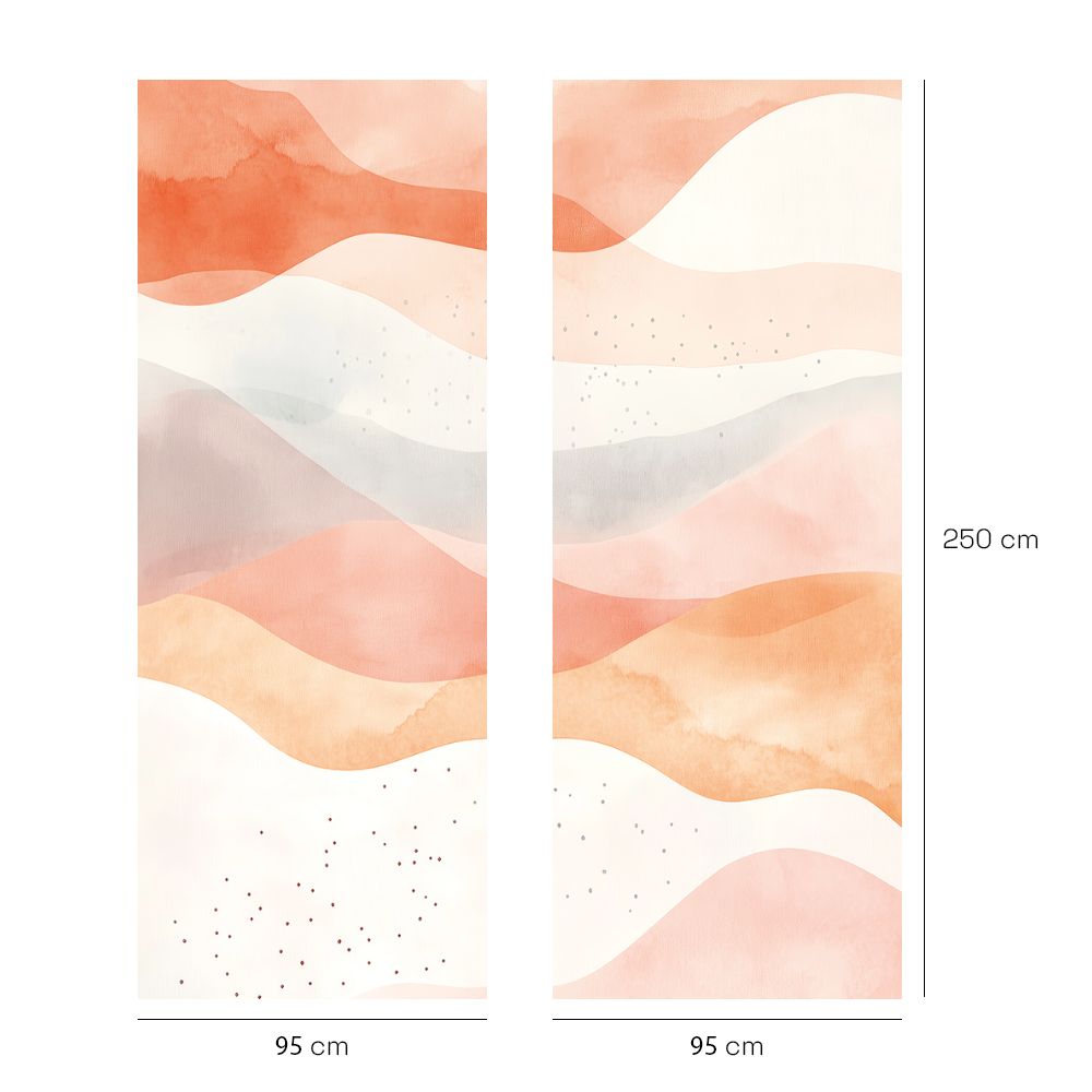 Papier peint "Vagues douces et paisibles"