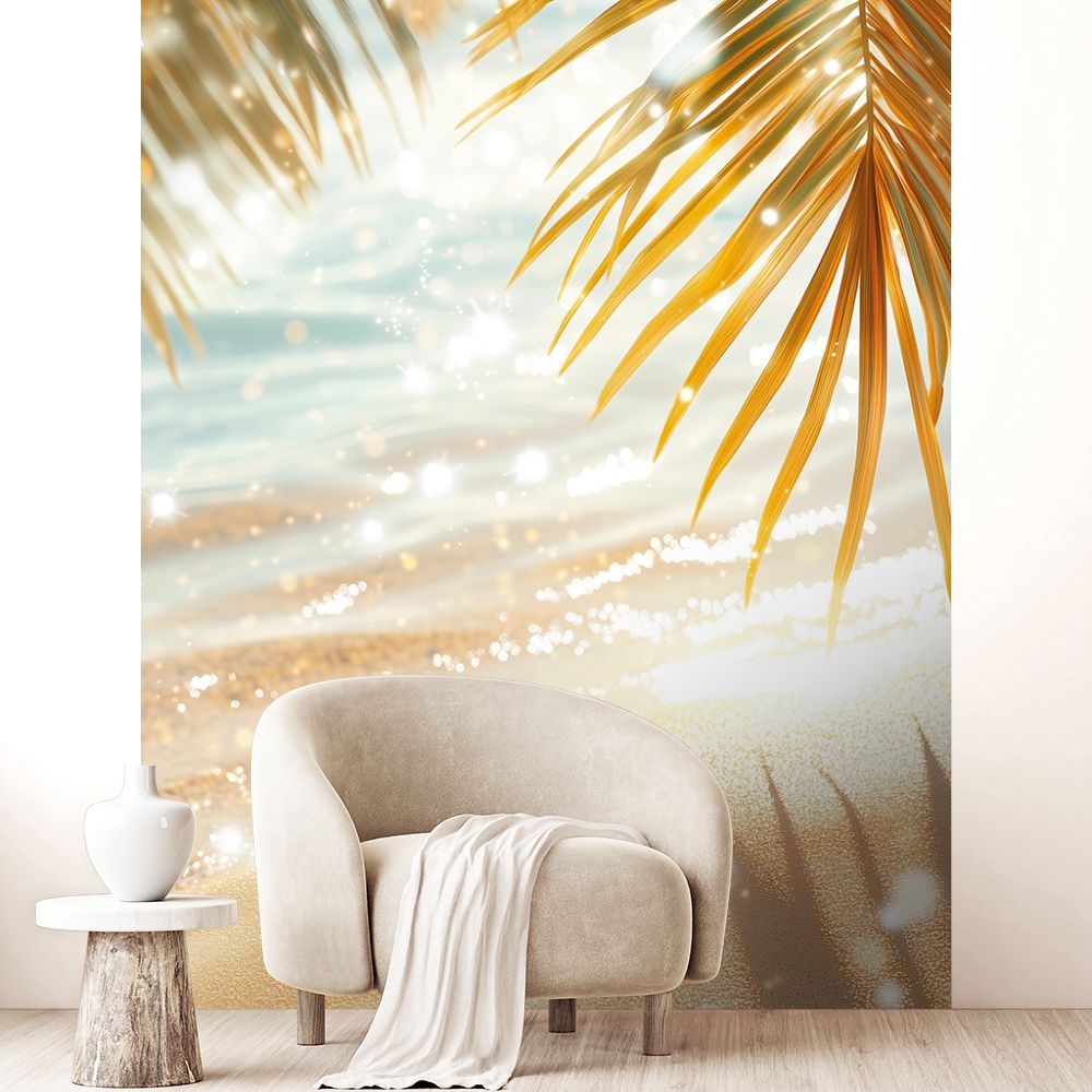 Papier peint "Scène de plage"