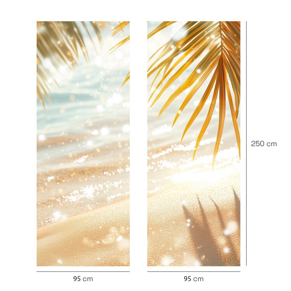 Papier peint "Scène de plage"