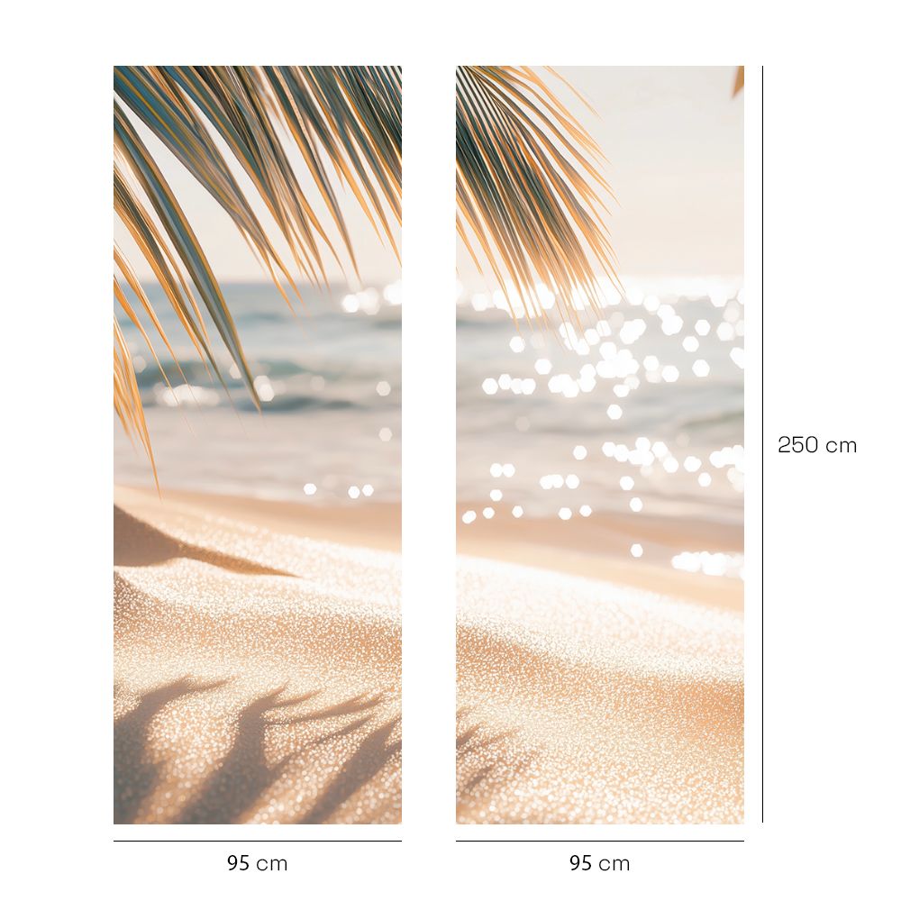 Papier peint "Plage ensoleillée"