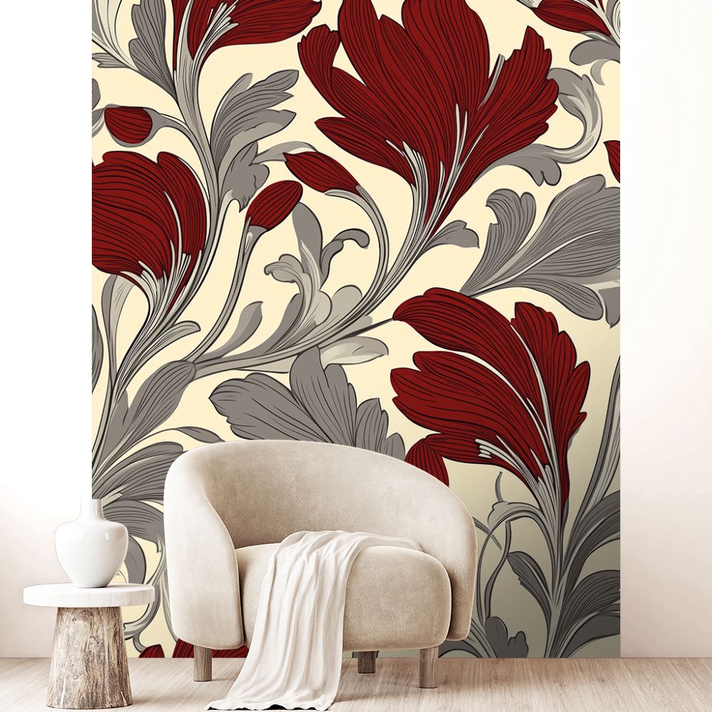 Papier peint "Feuillage élégant"