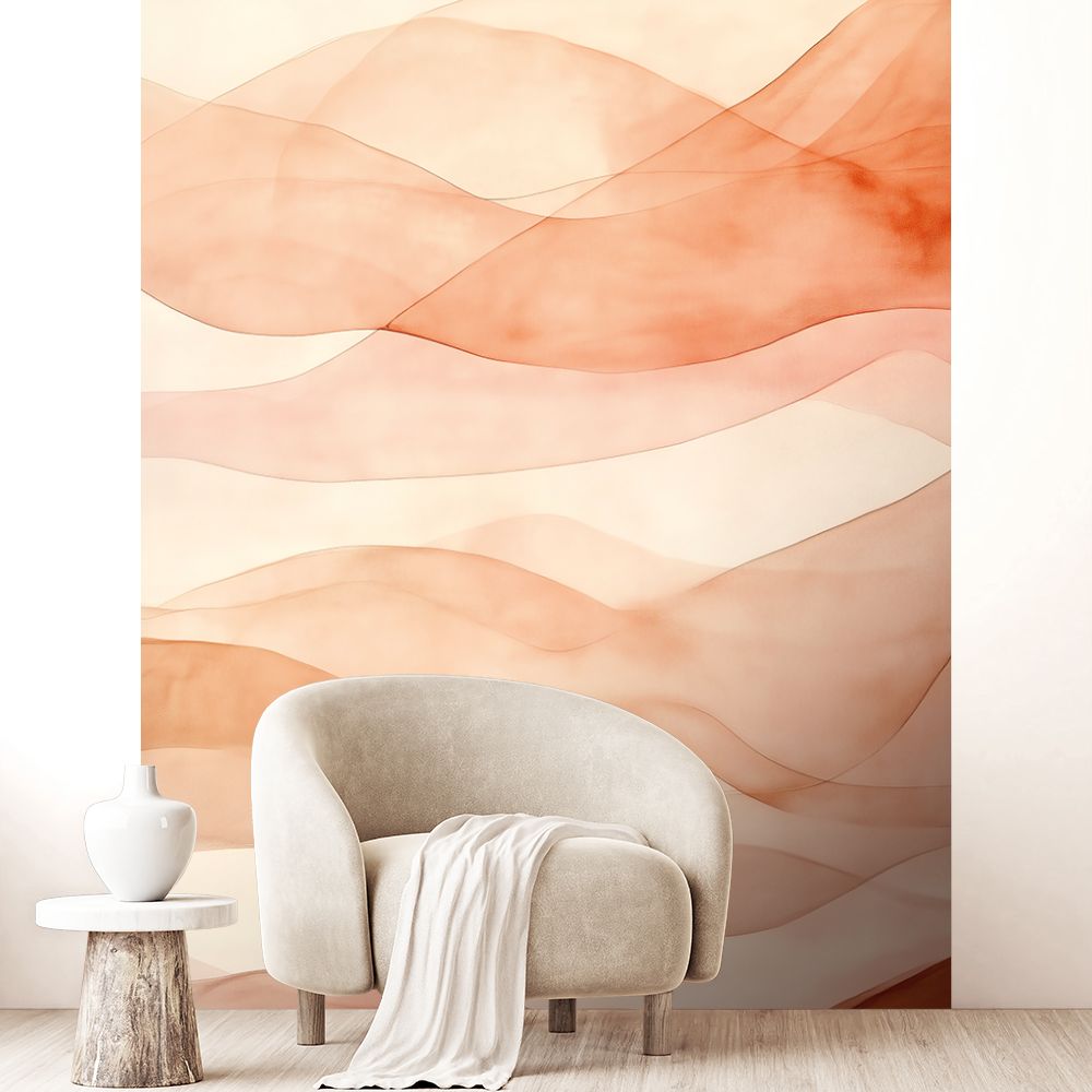 Papier peint "Vagues fluides"