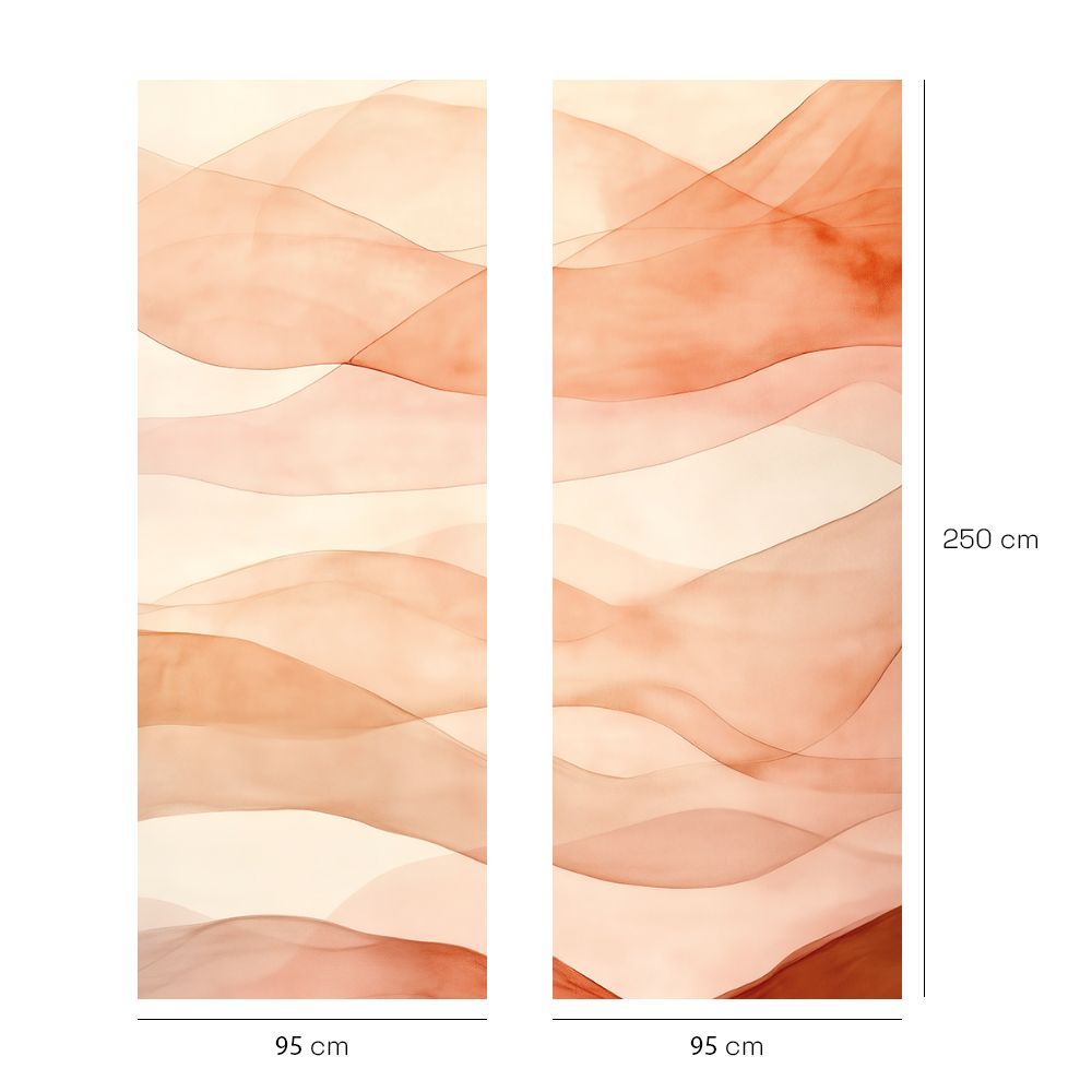 Papier peint "Vagues fluides"