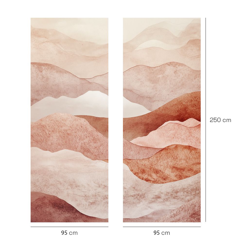 Papier peint "Ondulations douces"