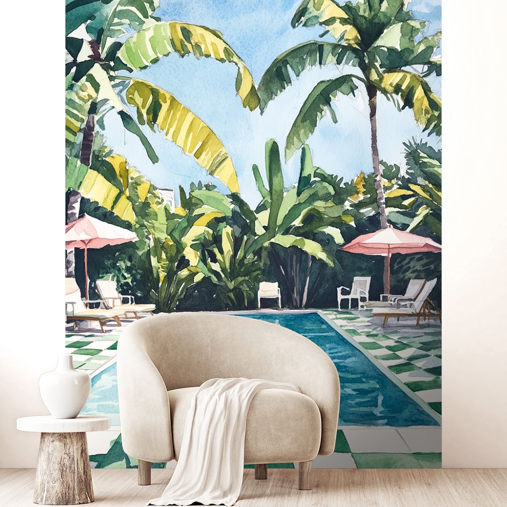 Papier peint "Ambiance exotique relaxante"