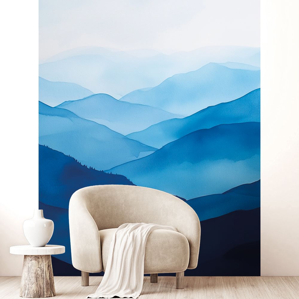 Papier peint "Serenité montagneuse"