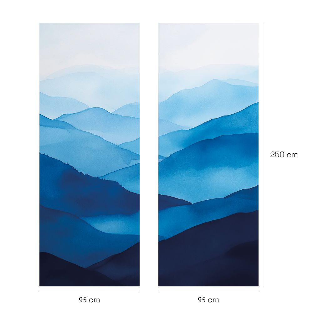 Papier peint "Serenité montagneuse"