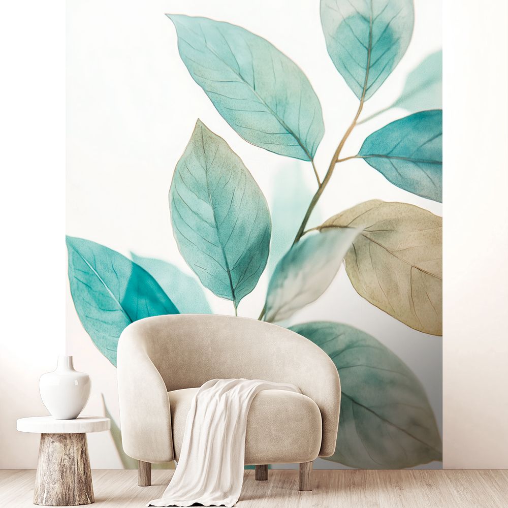 Papier peint "Feuilles élégantes"
