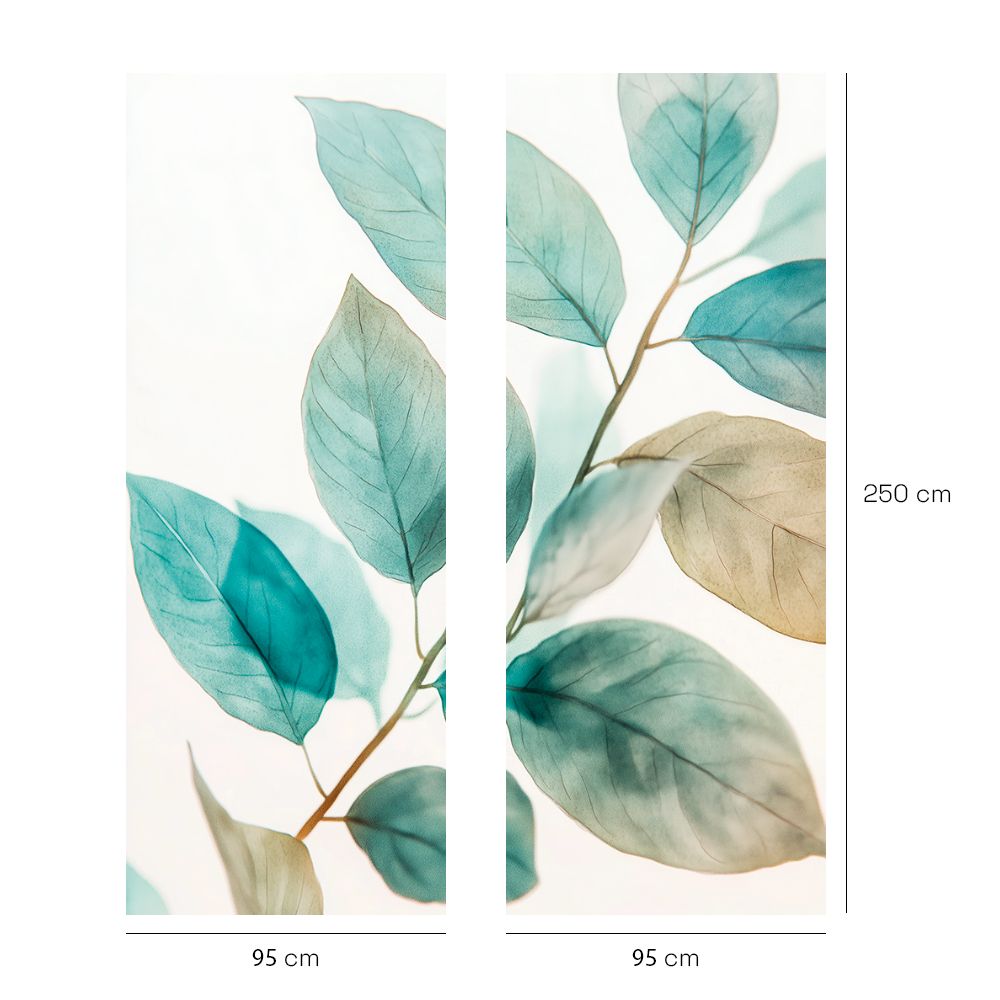 Papier peint "Feuilles élégantes"
