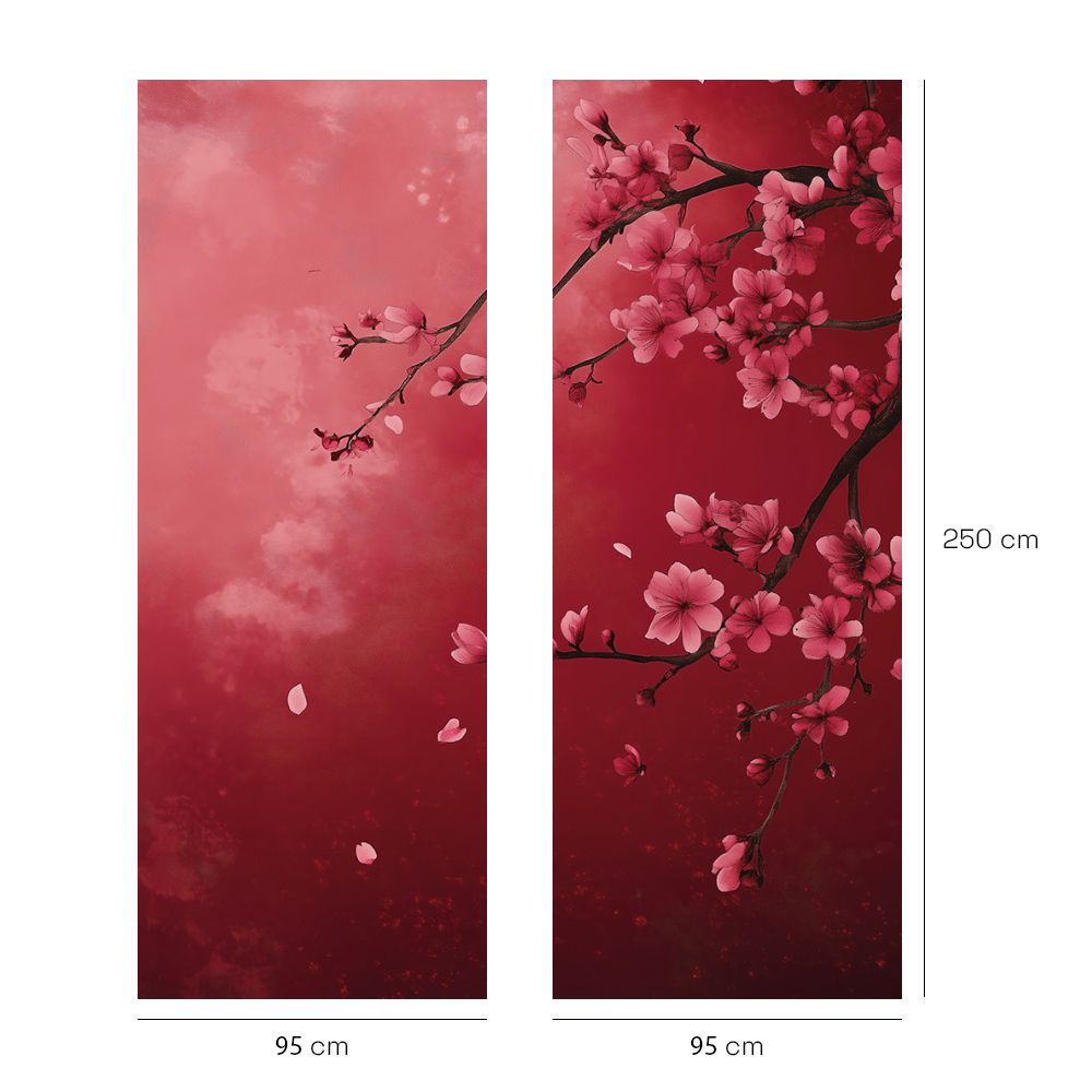 Papier peint "Fleurs apaisantes"