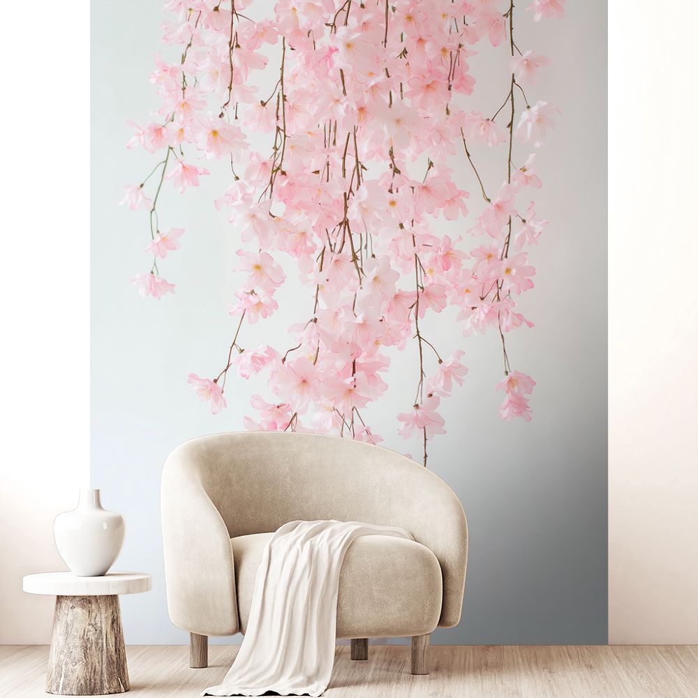 Papier peint "Fleurs délicates"