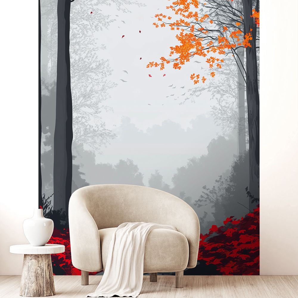 Papier peint "Sérénité automnale"