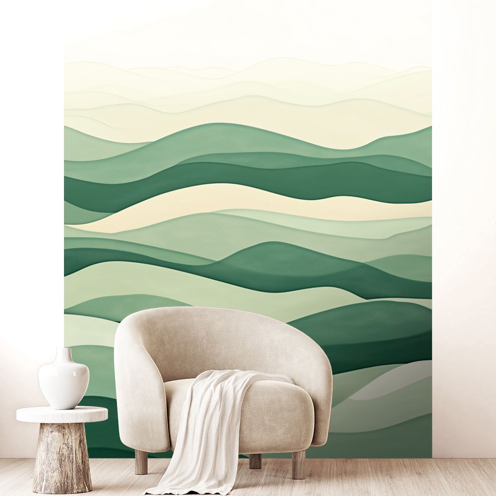 Papier peint "Vagues de sérénité"