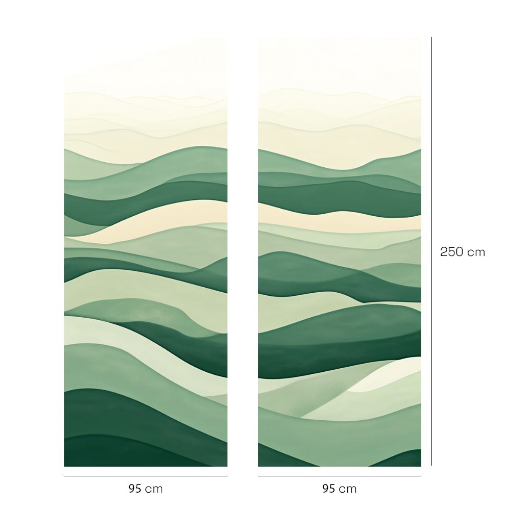 Papier peint "Vagues de sérénité"