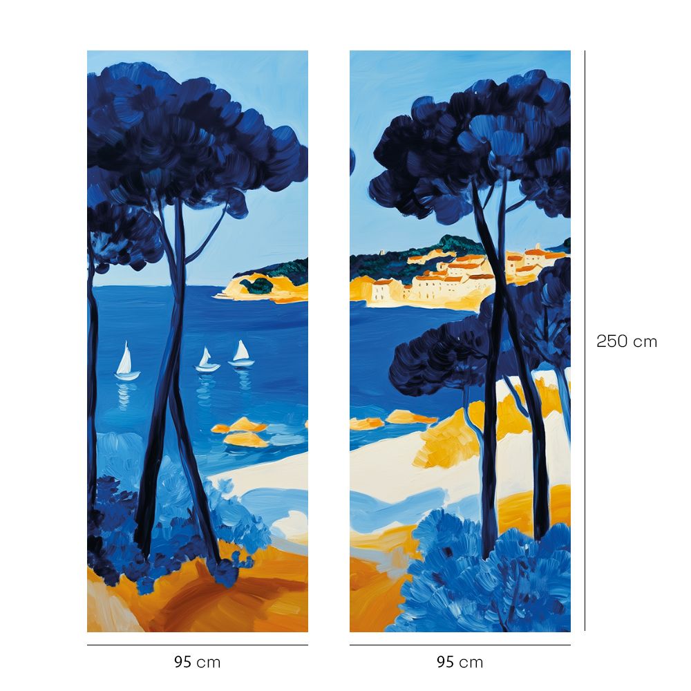 Papier peint "Évasion côtière sereine"