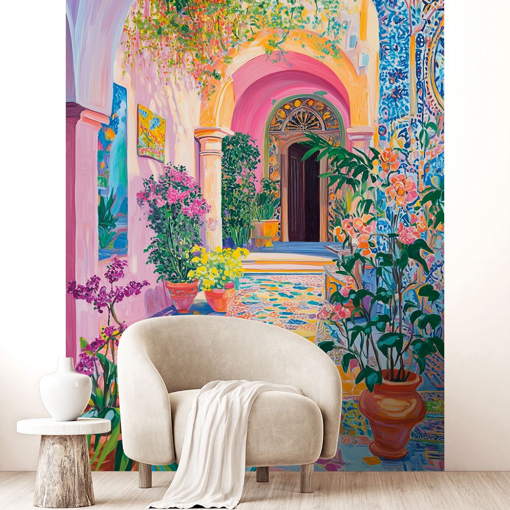 Papier peint "Couleurs vibrantes"