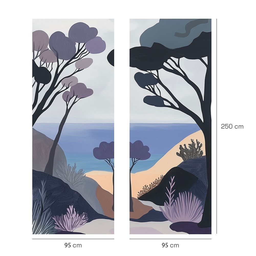 Papier peint "Paysage serein et beau"