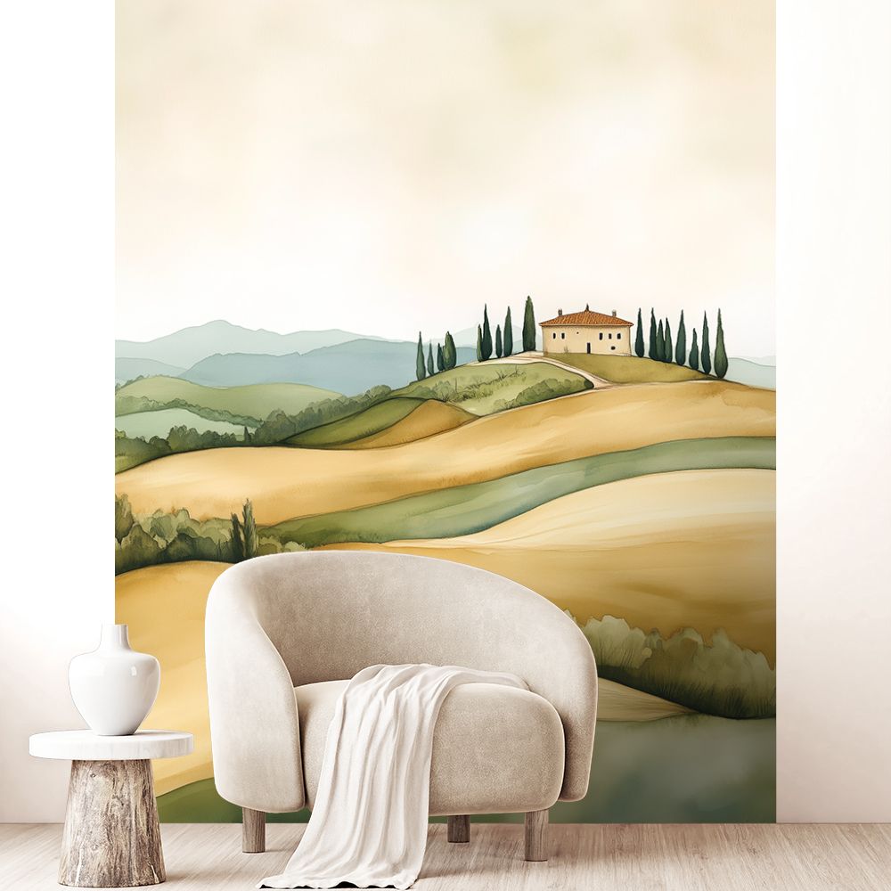 Papier peint "Collines sereines"