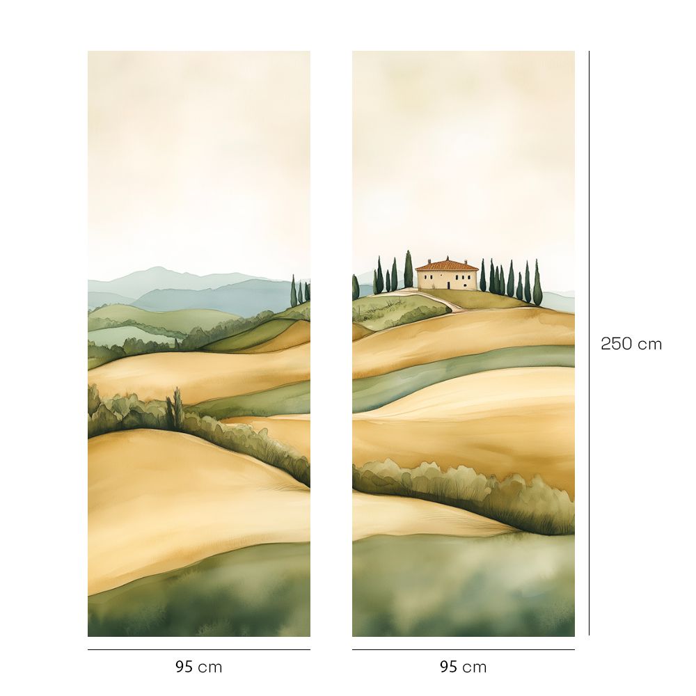 Papier peint "Collines sereines"