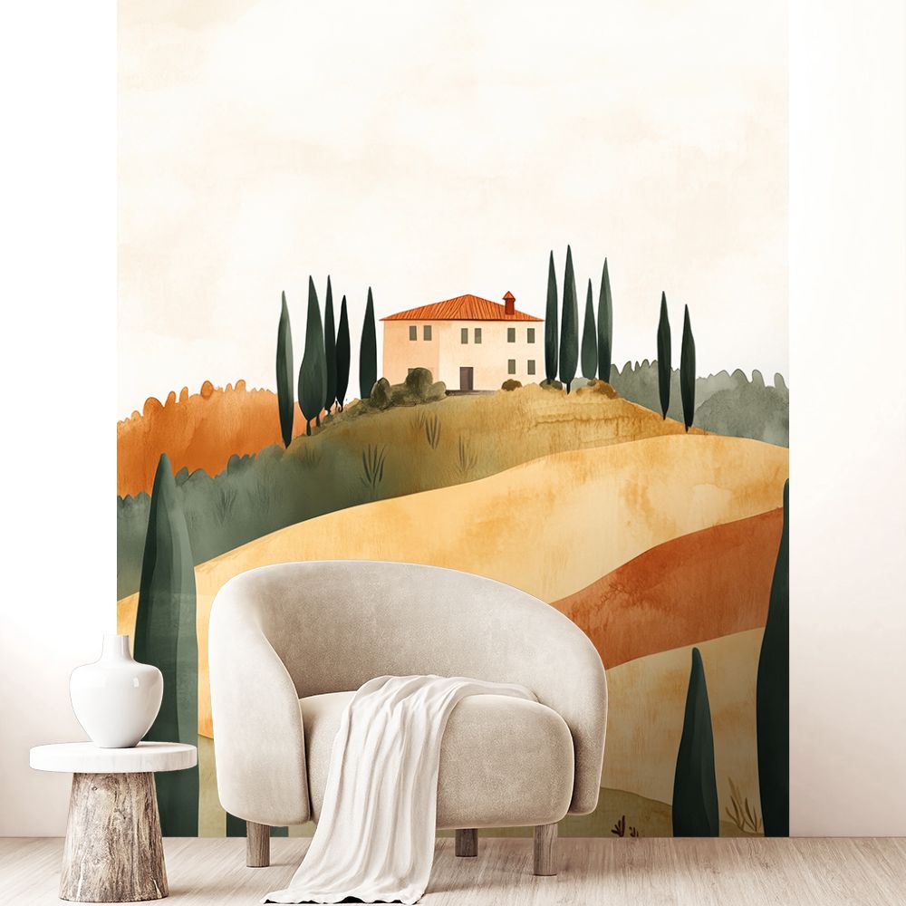 Papier peint "Paysage serein"
