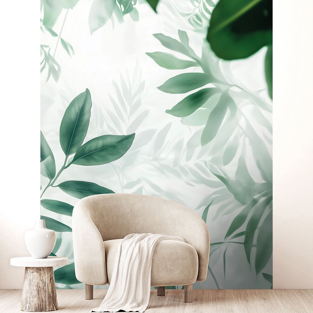 Papier peint "Feuillage apaisant"