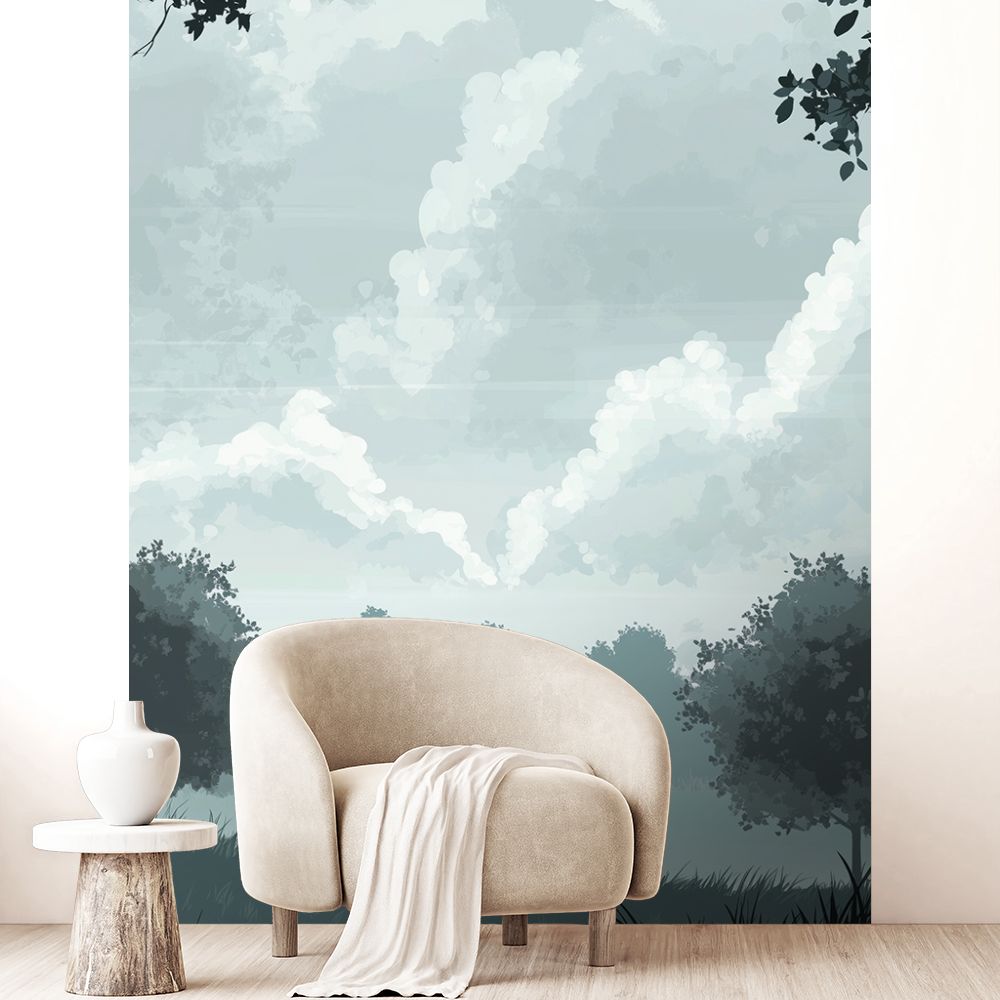 Papier peint "Paysage serein"