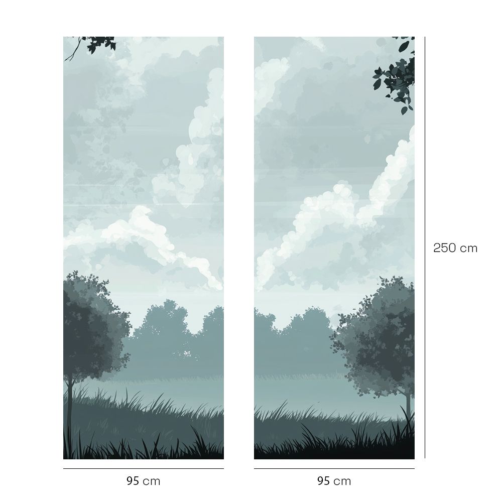 Papier peint "Paysage serein"