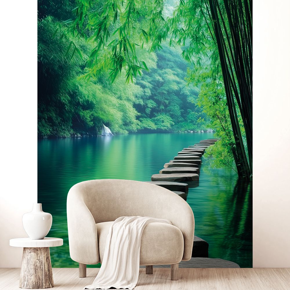 Papier peint "Chemin serein"