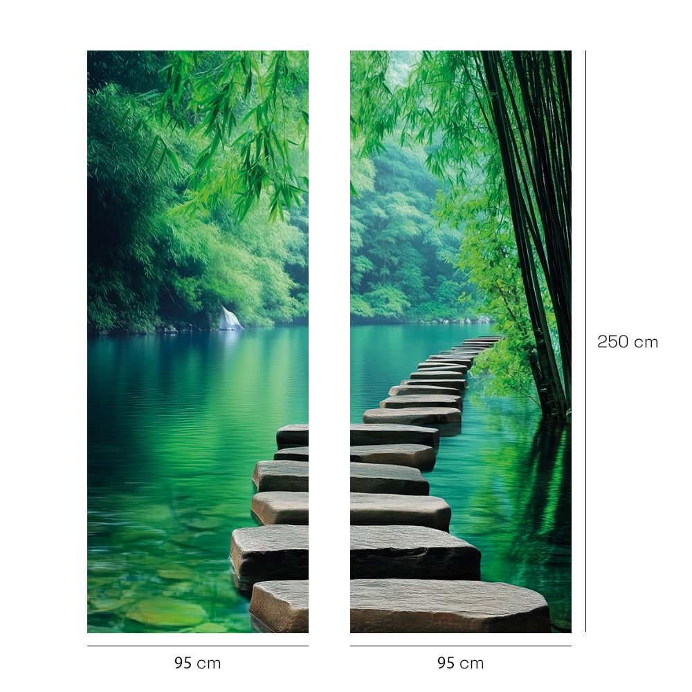 Papier peint "Chemin serein"