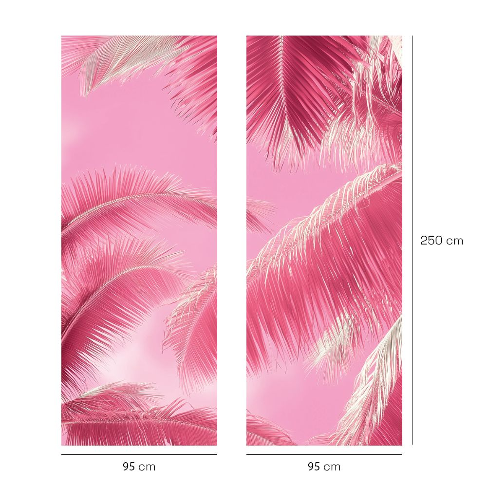 Papier peint "Palmiers stylisés"