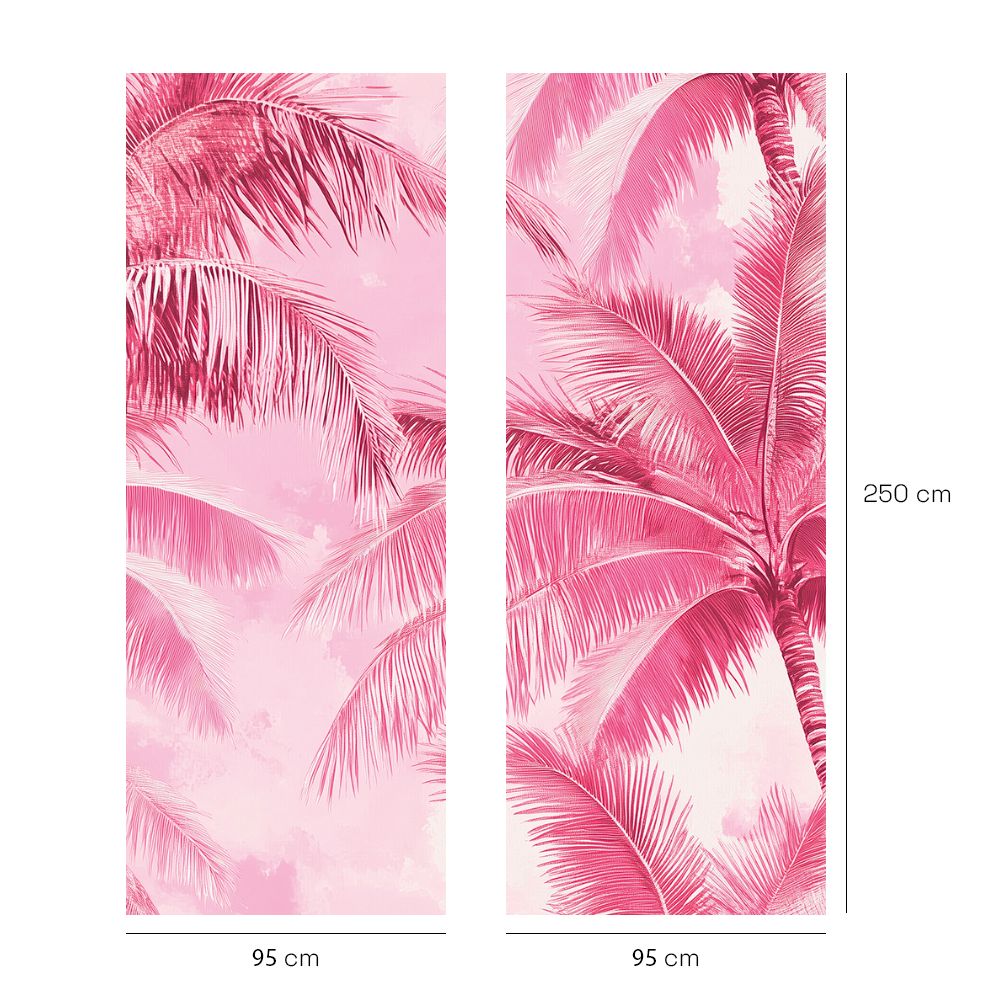 Papier peint "Palmiers exotiques"