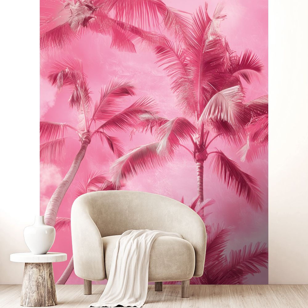 Papier peint "Palmiers exotiques"