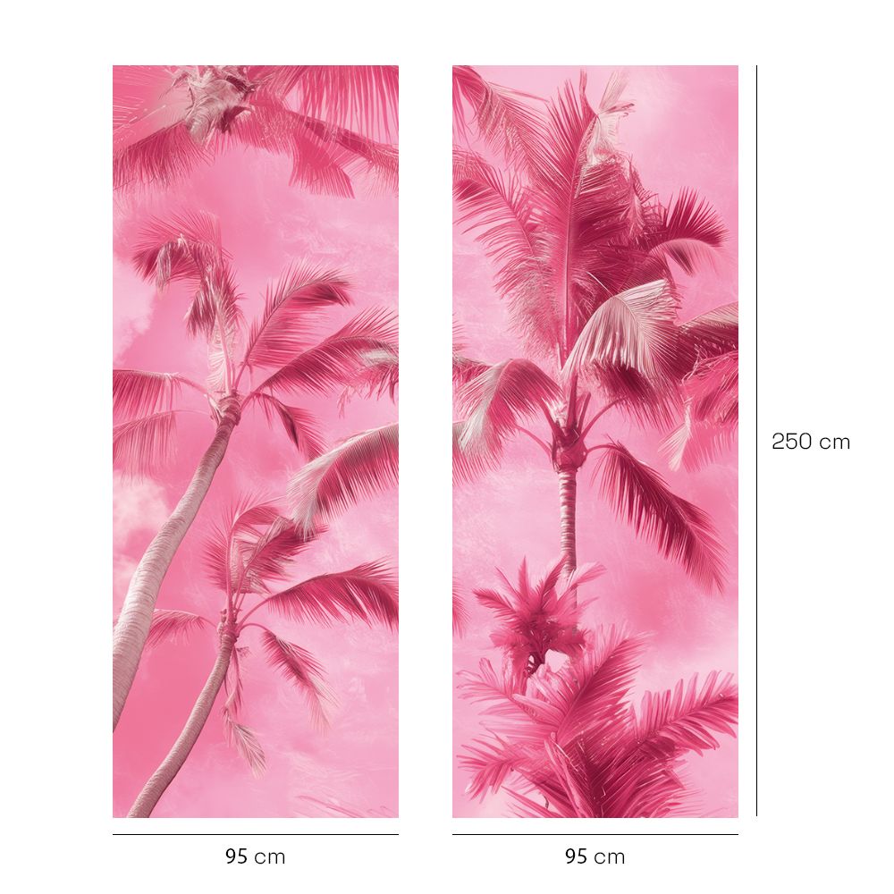 Papier peint "Palmiers exotiques"