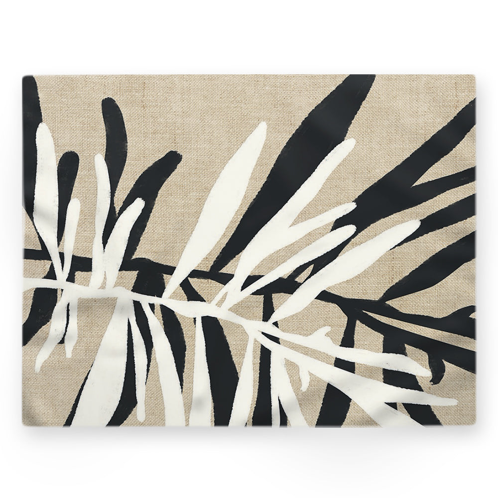 Nappe feuilles – Beige – 140×220 cm