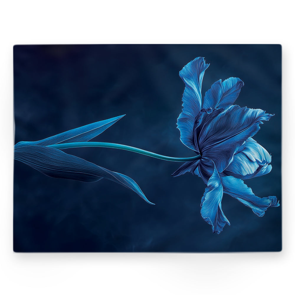Nappe fleur – Bleu – 140×220 cm