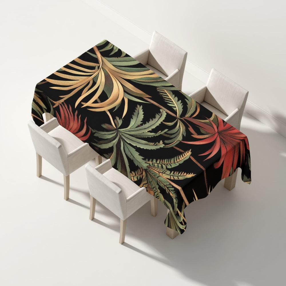 Nappe feuilles tropicales – visuel principal