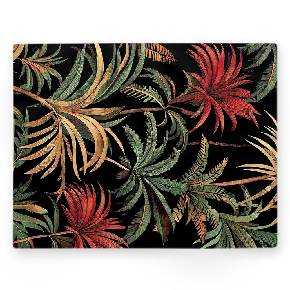 Nappe feuilles tropicales – Multicouleur – 140×220 cm