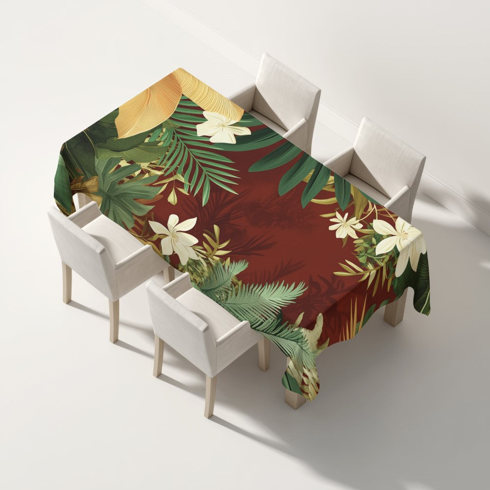 Nappe feuilles tropicales – visuel principal
