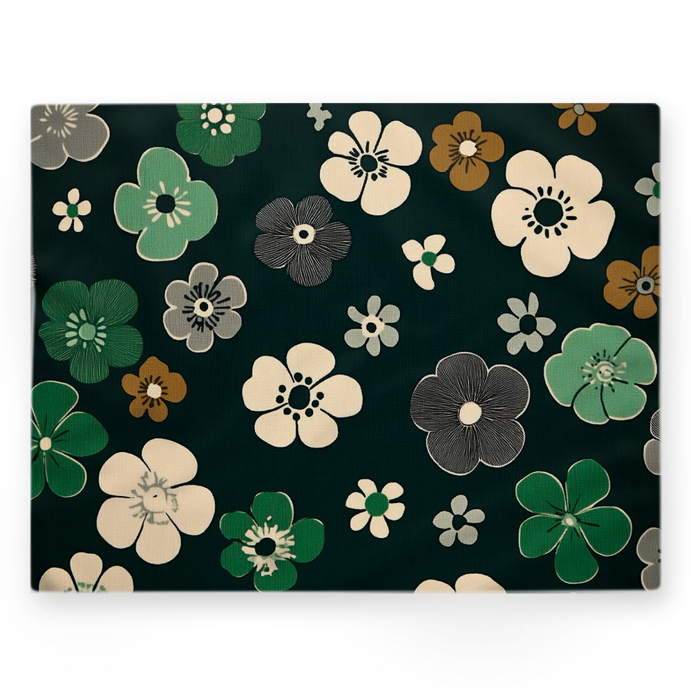 Nappe fleurs – Multicouleur – 140×220 cm