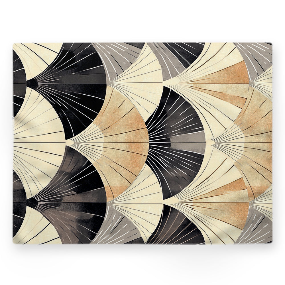 Nappe éventails – Multicouleur – 140×220 cm