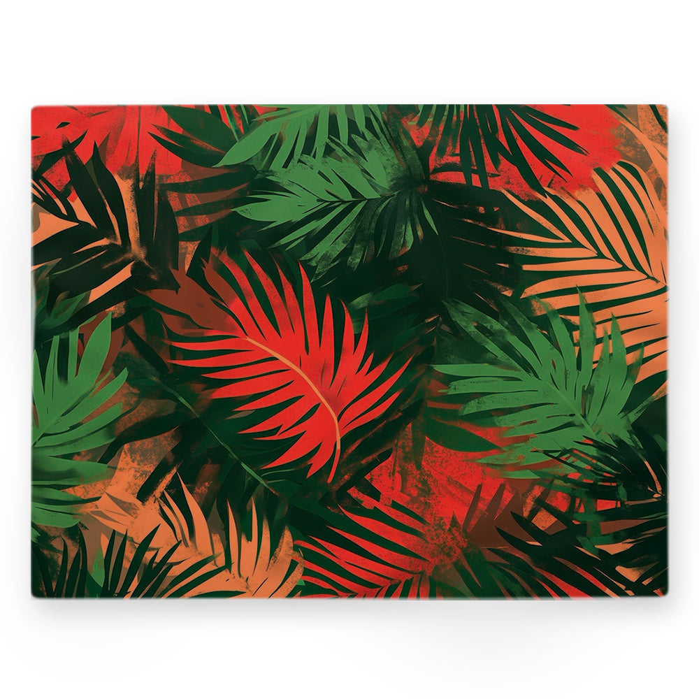 Nappe feuilles tropicales – Multicouleur – 140×220 cm