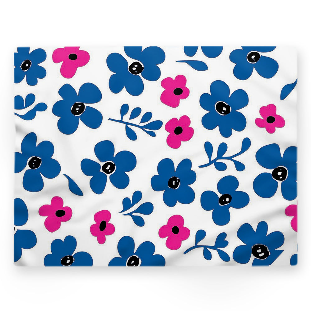 Nappe fleurs – Multicouleur – 140×220 cm