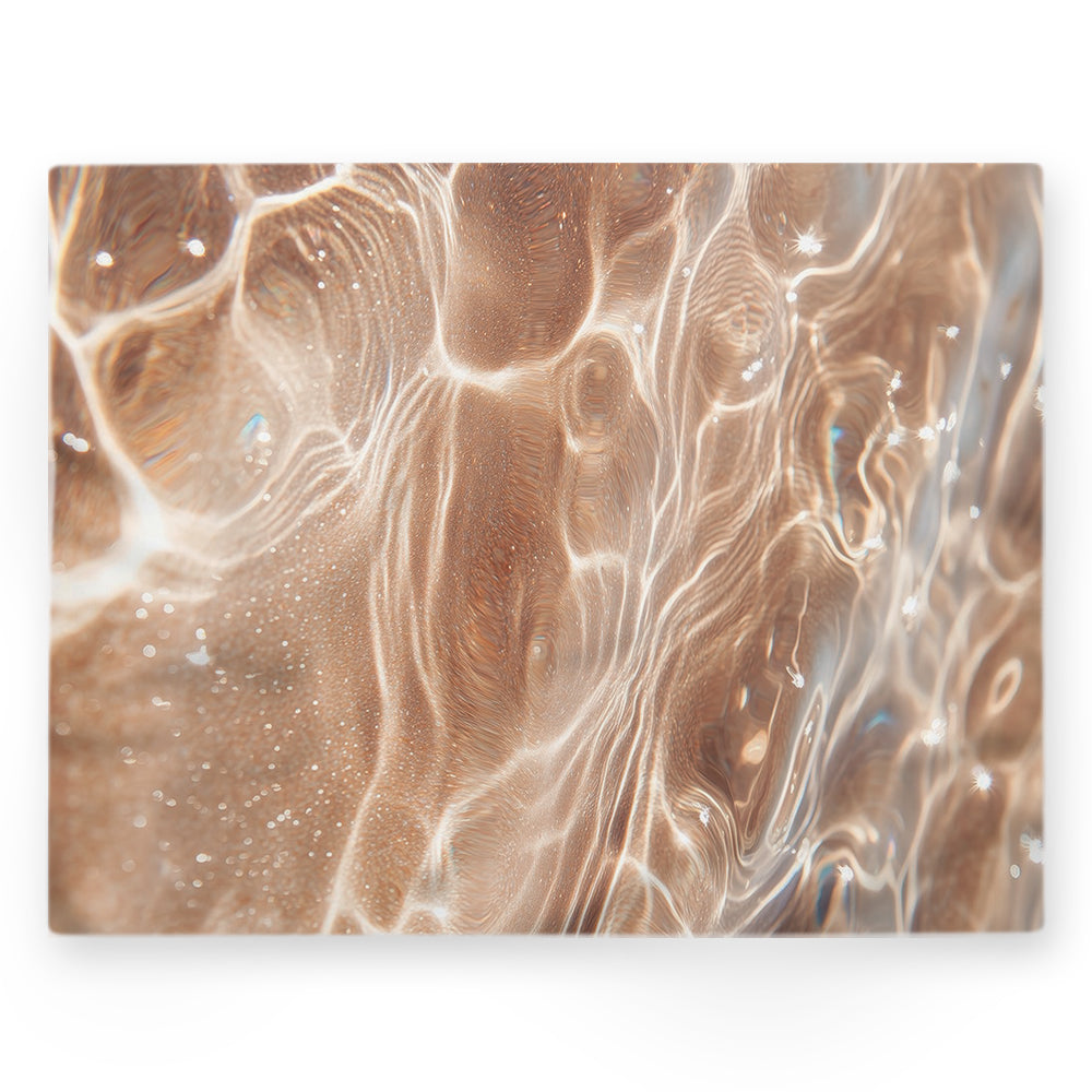 Nappe eau – Orange / cuivré – 140×220 cm
