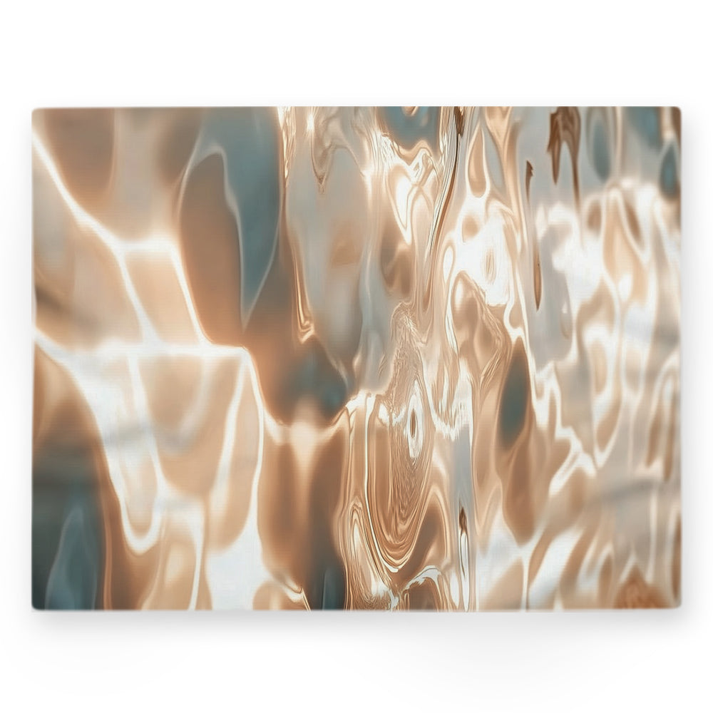 Nappe eau – Orange / cuivré – 140×220 cm