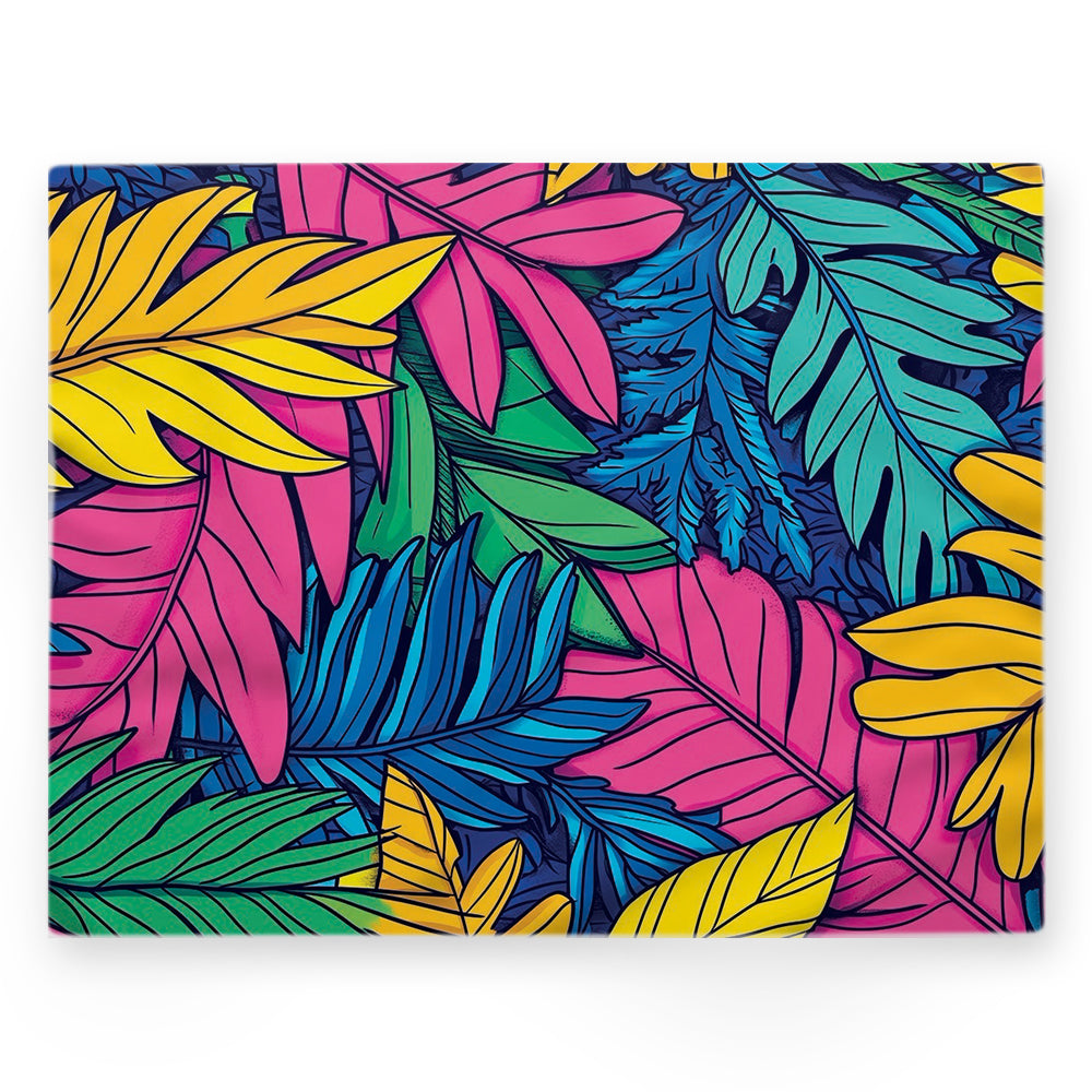 Nappe feuilles – Multicouleur – 140×220 cm