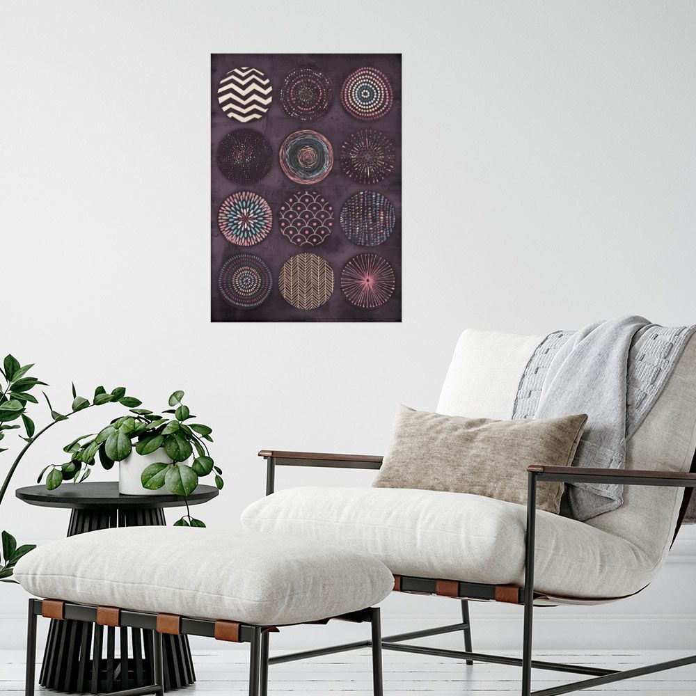 Affiche Cercles hypnotiques