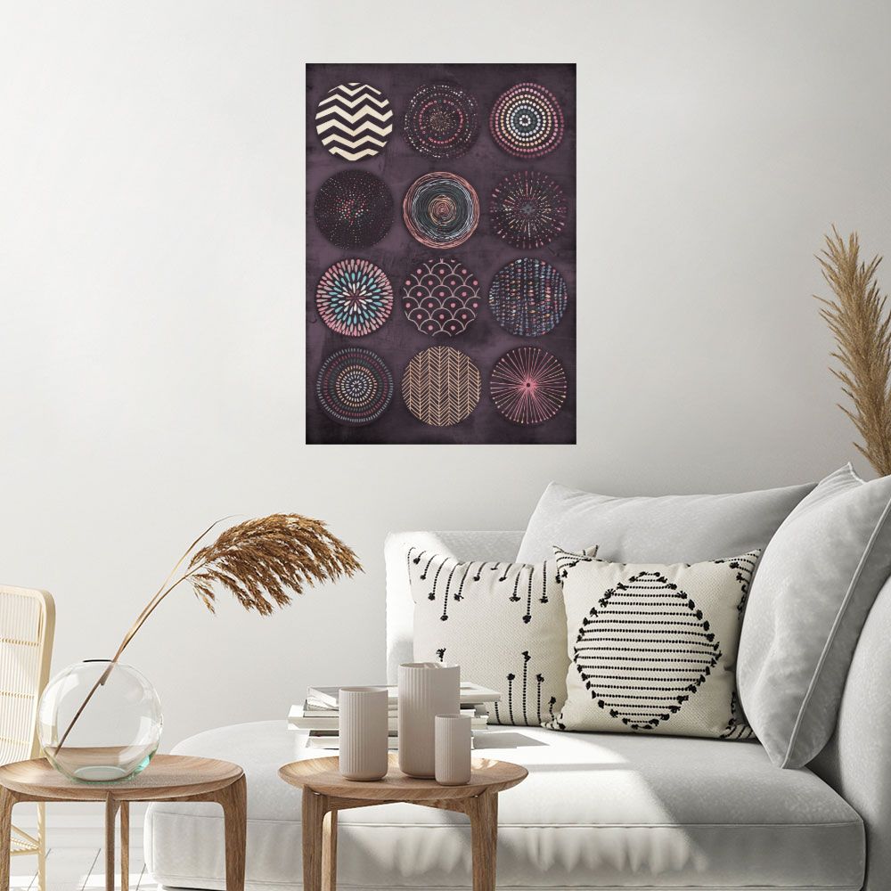 Affiche Cercles hypnotiques